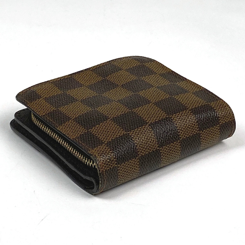 Louis Vuitton Zip fold Wallet Bi Brown Damier Compact